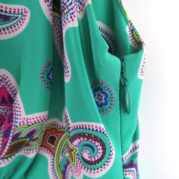 Tibi 100% Silk Paisley Maxi Dress Size 4 - Picture 6 of 12